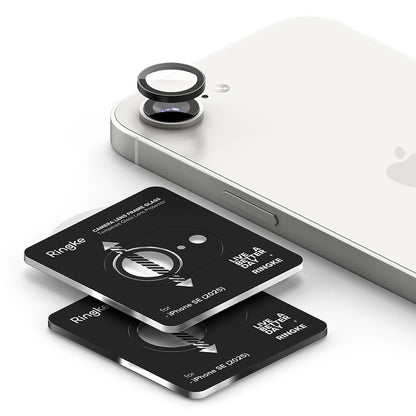 Ringke Camera Frame Protector 2-pack for iPhone 16e - Black_3