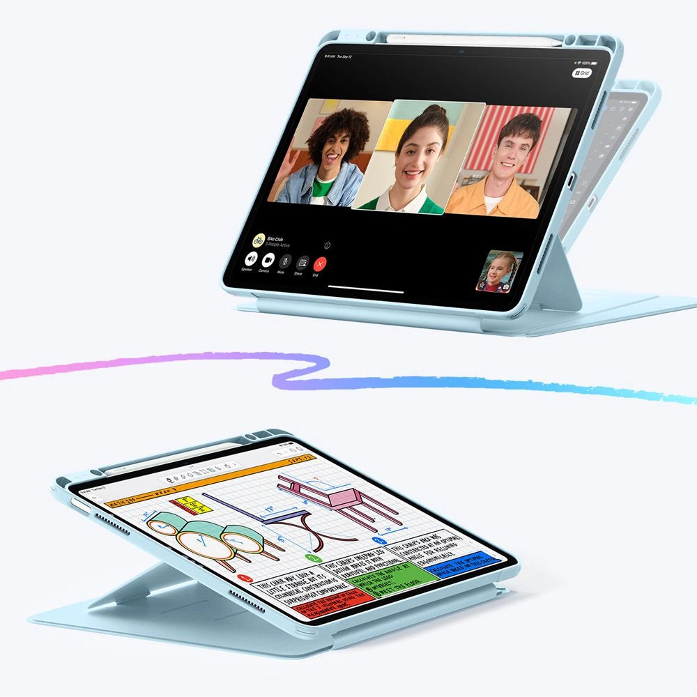 ESR Flip Hybrid Case for iPad Air 13&quot; 1 / 2 - Blue_2