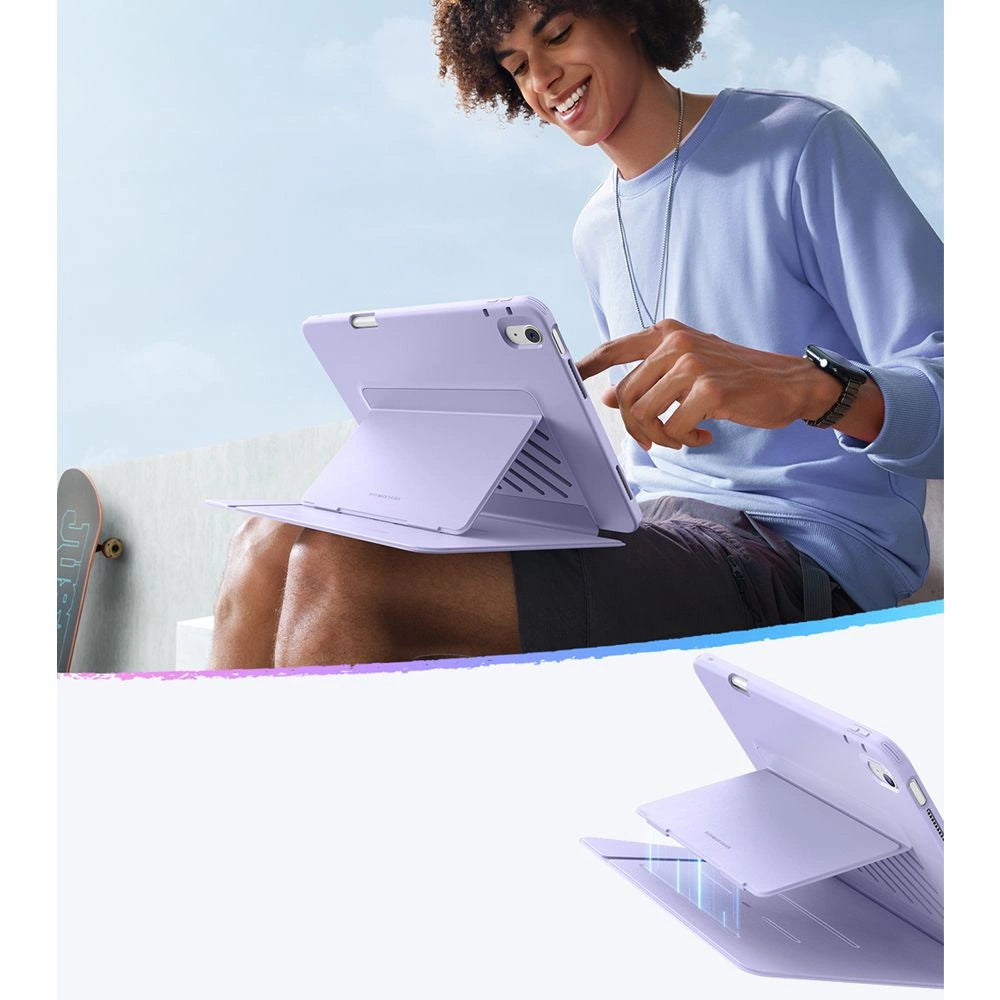 ESR Flip Hybrid Case for iPad Air 13&quot; 1 / 2 - Purple_3