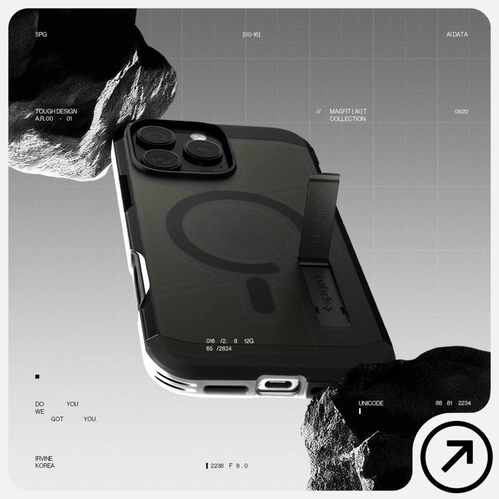 Spigen Tough Armor "T" Mag MagSafe case for iPhone 16 Pro - black_10