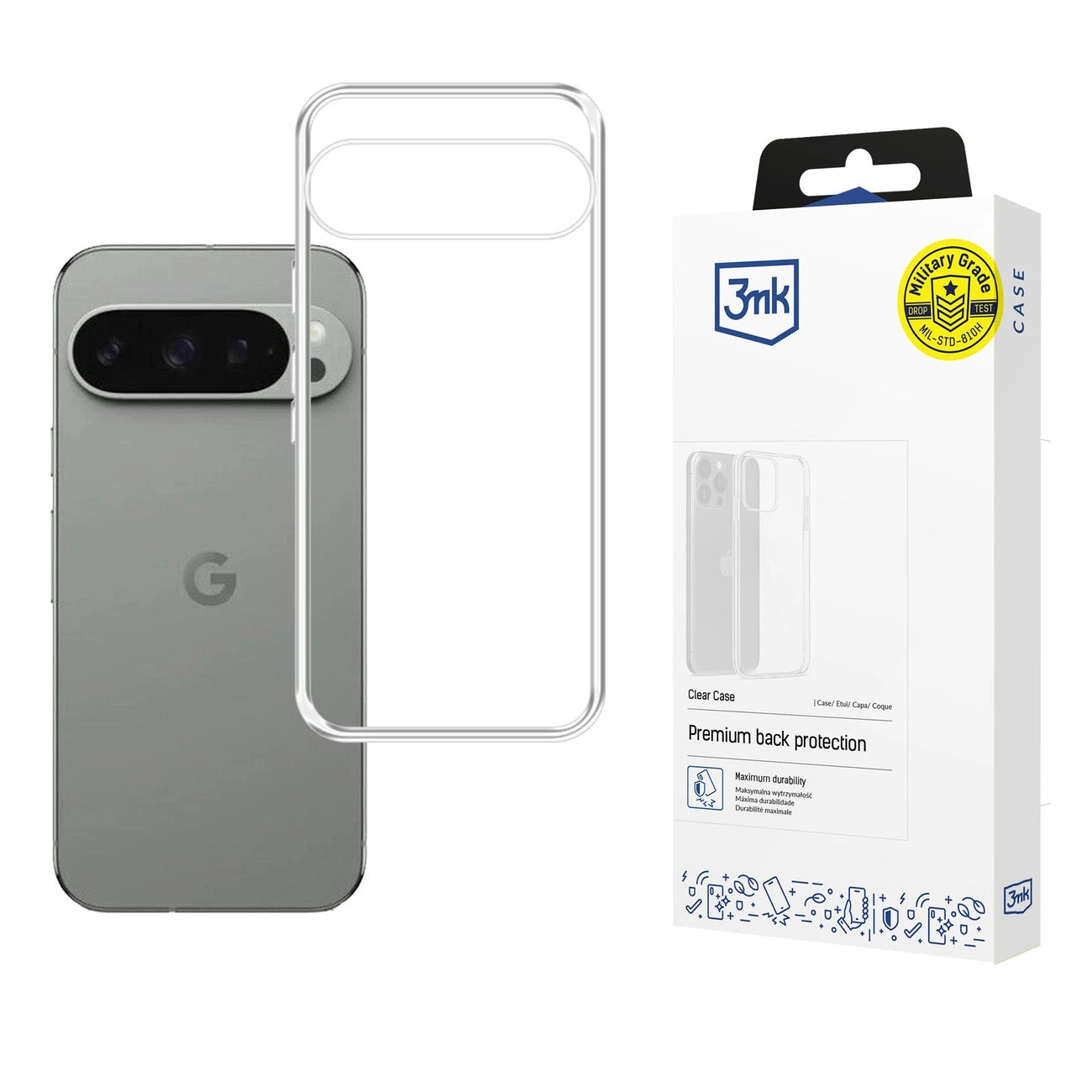 3mk Clear Case for Google Pixel 10 / Google Pixel 10 Pro - transparent_0