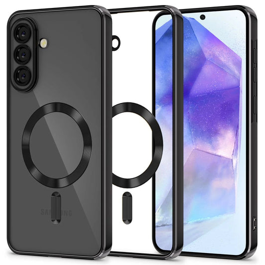 Tech-Protect MagFlex MagSafe Case for Samsung Galaxy A56 5G - Clear Black_0