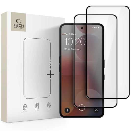 Tech-Protect Glass Fit+ 2-pack tempered glass for Nothing Phone 3A / 3A Pro - black_0