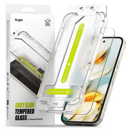Ringke Easy Slide 2-pack tempered glass for Google Pixel 9A_0