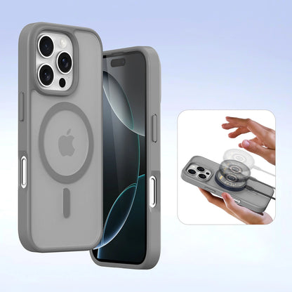 Dux Ducis Lawa Leather Case for iPhone 16 Pro Max with Detachable Magnetic Wallet - Gray_5