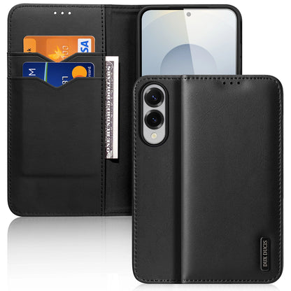 Dux Ducis Hivo Samsung Galaxy S25 Edge Case with Flip and RFID Protection - Black_0