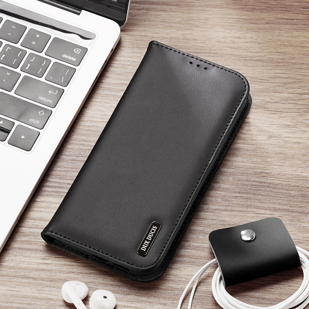 Dux Ducis Hivo Samsung Galaxy S25 Edge Case with Flip and RFID Protection - Black_9