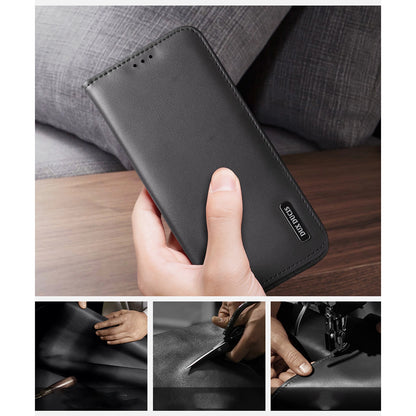 Dux Ducis Hivo Samsung Galaxy S25 Edge Case with Flip and RFID Protection - Black_10
