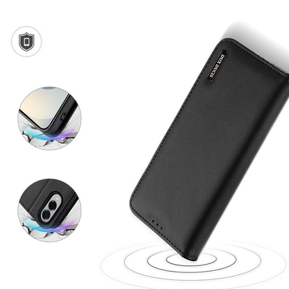 Dux Ducis Hivo Samsung Galaxy S25 Edge Case with Flip and RFID Protection - Black_4