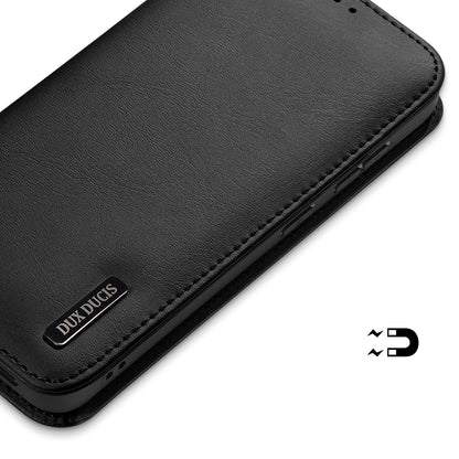 Dux Ducis Hivo Samsung Galaxy S25 Edge Case with Flip and RFID Protection - Black_5