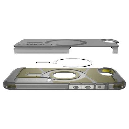Spigen Tough Armor MagSafe iPhone 16e Case - Clear Gray_9
