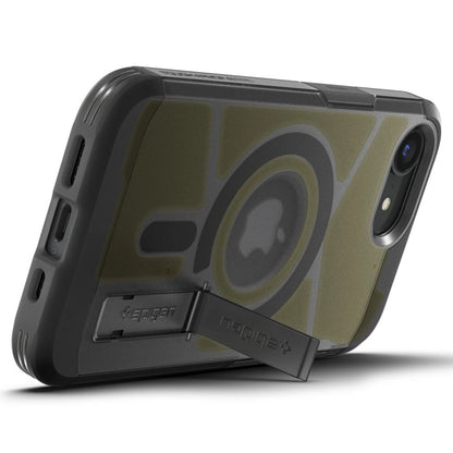 Spigen Tough Armor MagSafe iPhone 16e Case - Clear Gray_11