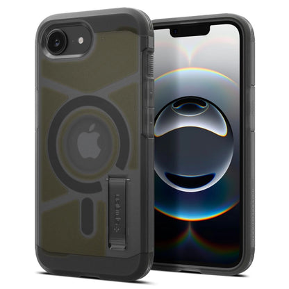 Spigen Tough Armor MagSafe iPhone 16e Case - Clear Gray_1