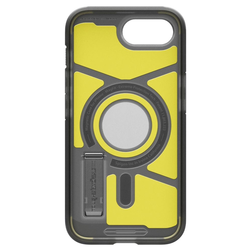 Spigen Tough Armor MagSafe iPhone 16e Case - Clear Gray_3