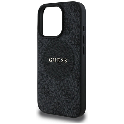 Guess 4G Circle Classic Logo MagSafe case for iPhone 16 Pro - black_5