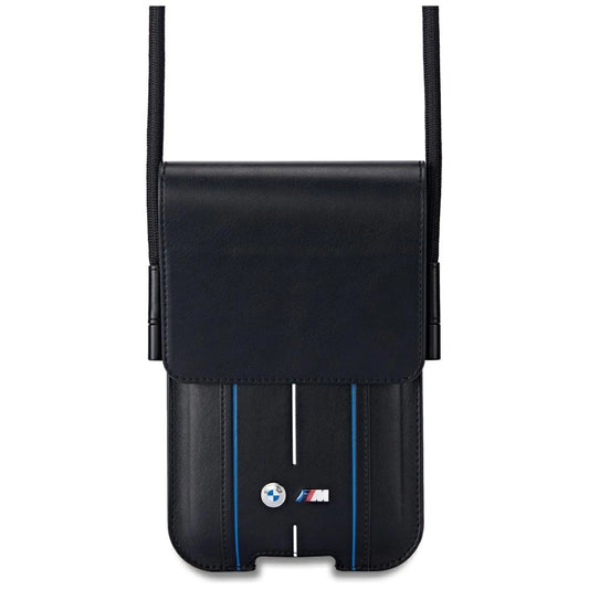 BMW Phone Pouch Blue Stripes Phone Bag - Black_0
