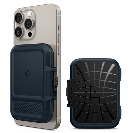 Spigen Lock Fit MagSafe Card Case - Navy Blue_0