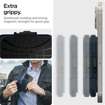 Spigen Lock Fit MagSafe Card Case - Navy Blue_18
