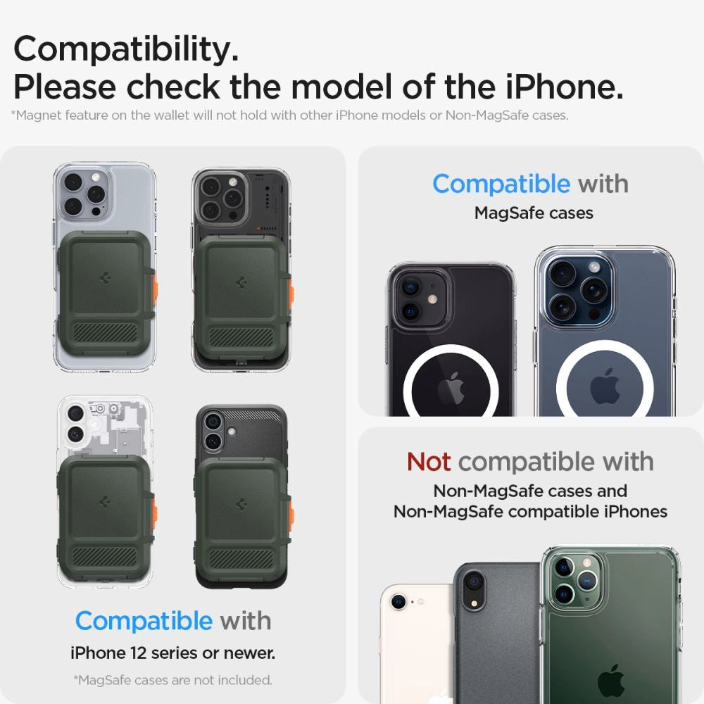 Spigen Lock Fit MagSafe Card Case - Green_13