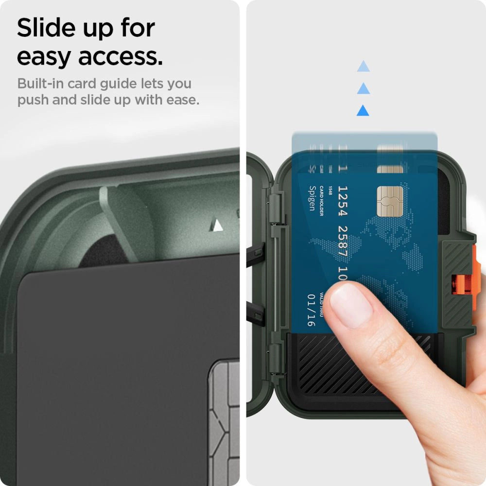 Spigen Lock Fit MagSafe Card Case - Green_15