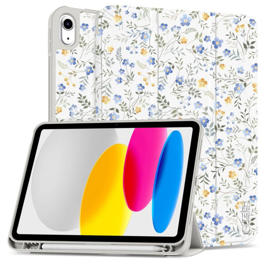 Tech-Protect SC Pen Case for iPad 10.9" 2022 (10th gen.) / 11" 2025 (11th gen.) - Daisies with Leaves_0