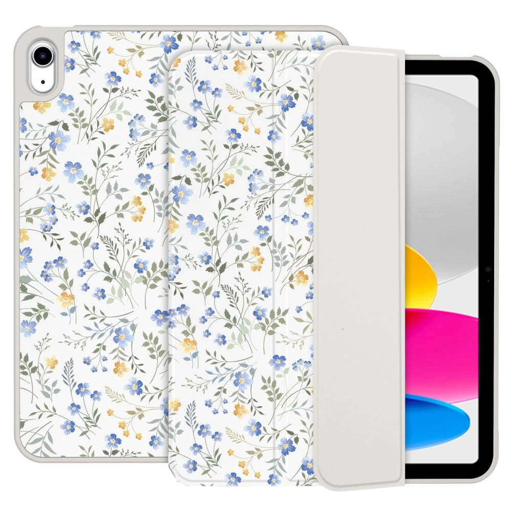 Tech-Protect SC Pen Case for iPad 10.9" 2022 (10th gen.) / 11" 2025 (11th gen.) - Daisies with Leaves_1