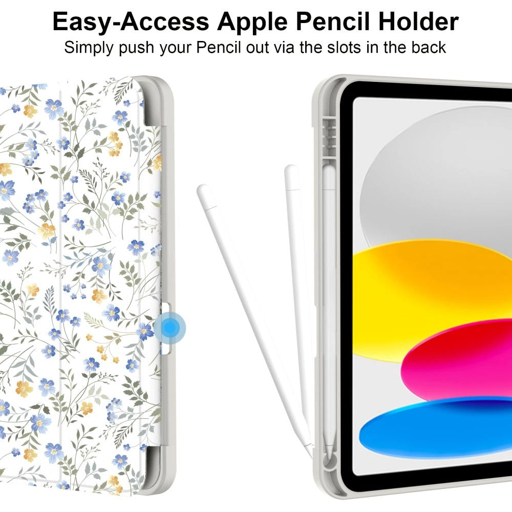 Tech-Protect SC Pen Case for iPad 10.9" 2022 (10th gen.) / 11" 2025 (11th gen.) - Daisies with Leaves_3