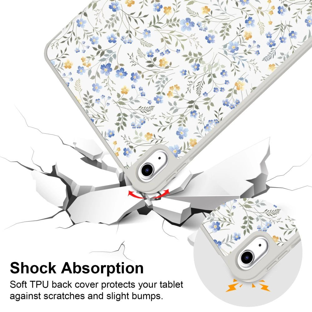 Tech-Protect SC Pen Case for iPad 10.9" 2022 (10th gen.) / 11" 2025 (11th gen.) - Daisies with Leaves_4