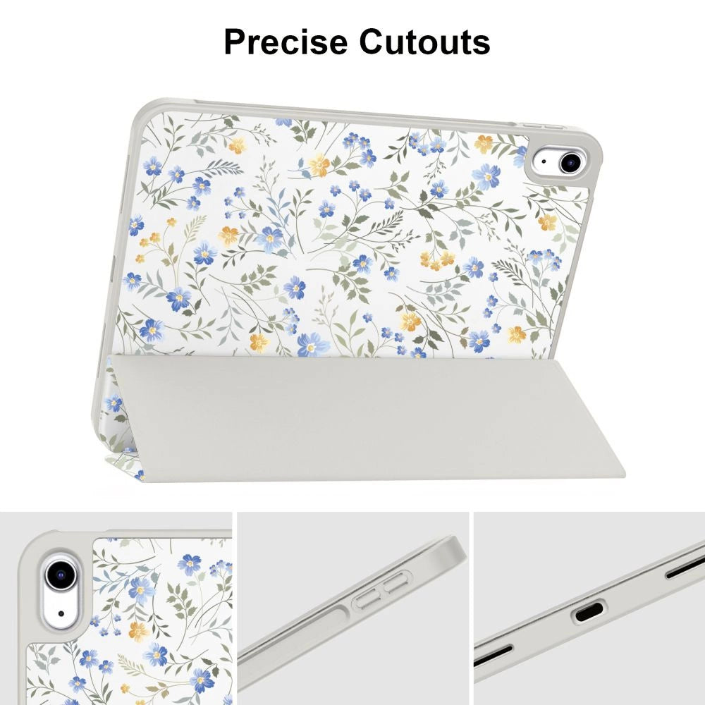 Tech-Protect SC Pen Case for iPad 10.9" 2022 (10th gen.) / 11" 2025 (11th gen.) - Daisies with Leaves_5