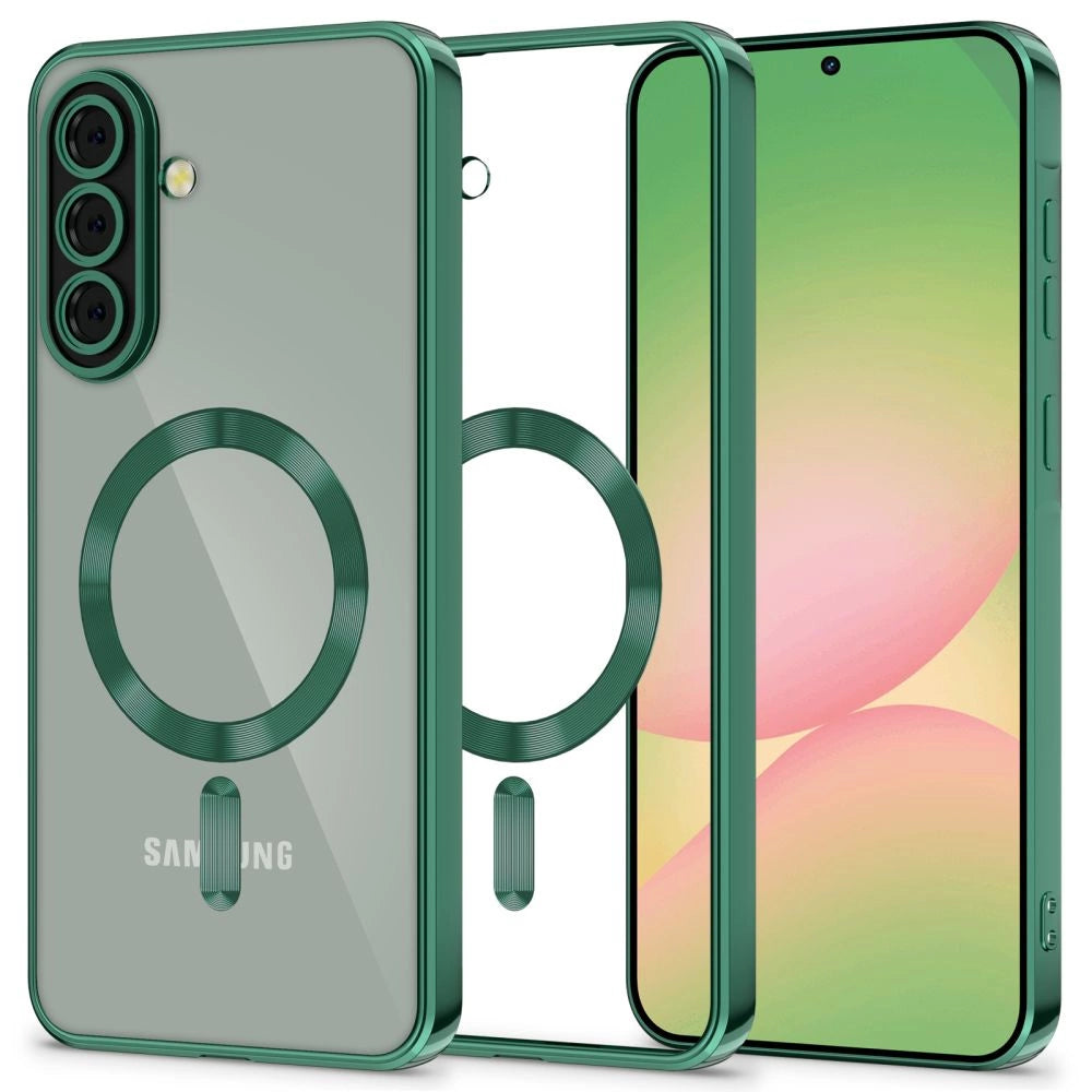 Tech-Protect MagFlex MagSafe Case for Samsung Galaxy A56 5G - Clear Green_0