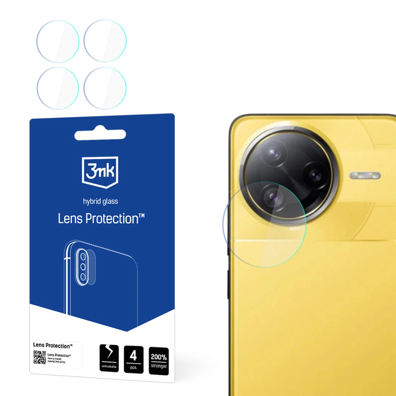 3mk Lens Protection Hybrid Glass for Xiaomi Poco F7 Ultra Camera Lens_0