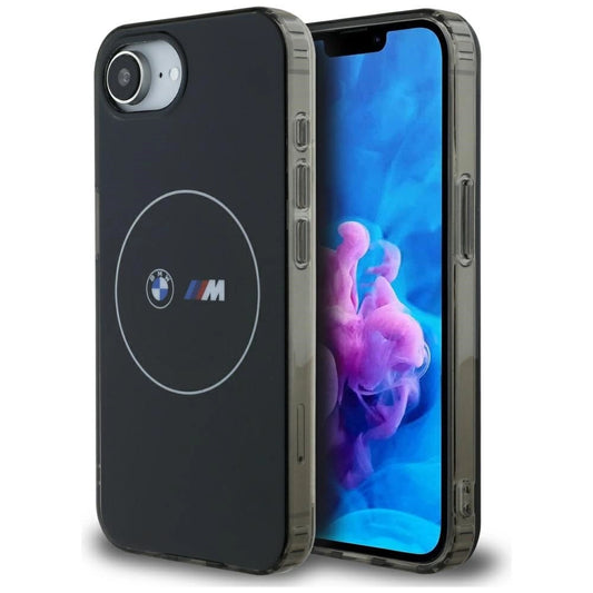 BMW IML Metal White Circle MagSafe iPhone 16e Case - Black_0