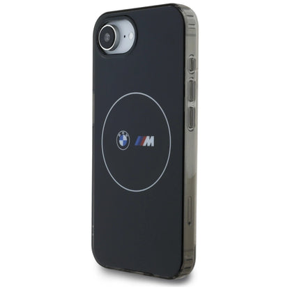 BMW IML Metal White Circle MagSafe iPhone 16e Case - Black_1