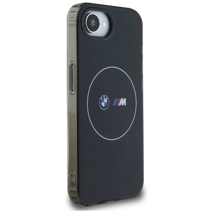 BMW IML Metal White Circle MagSafe iPhone 16e Case - Black_3