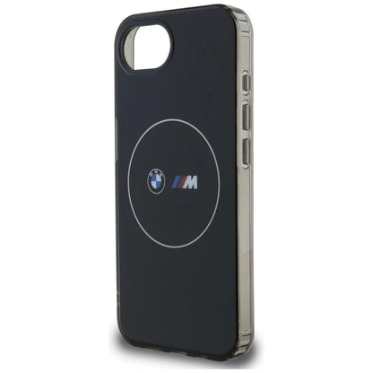 BMW IML Metal White Circle MagSafe iPhone 16e Case - Black_5