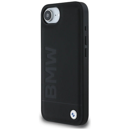 BMW Leather Hot Stamp iPhone 16e Case - Black_1