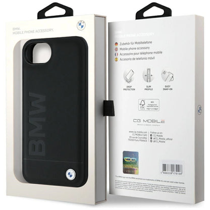 BMW Leather Hot Stamp iPhone 16e Case - Black_7