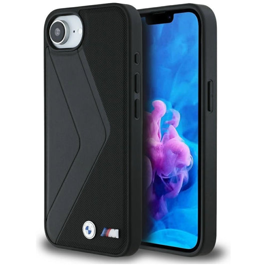 BMW Oversized Stripes MagSafe case for iPhone 16e - black_0