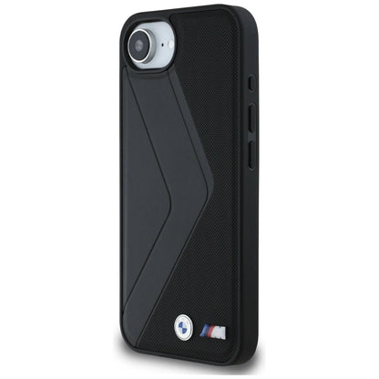 BMW Oversized Stripes MagSafe case for iPhone 16e - black_1