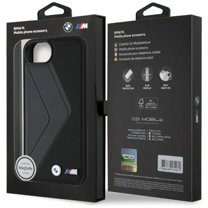 BMW Oversized Stripes MagSafe case for iPhone 16e - black_7