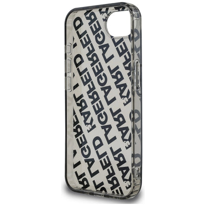 Karl Lagerfeld IML Repeat Logo case for iPhone 16e - silver_5