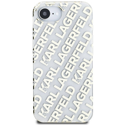 Karl Lagerfeld IML Repeat Logo iPhone 16e Case - Gold_2