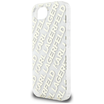 Karl Lagerfeld IML Repeat Logo iPhone 16e Case - Gold_5