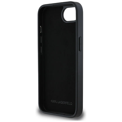 Karl Lagerfeld Monogram Karl Head Pin iPhone 16e Case - Black_6