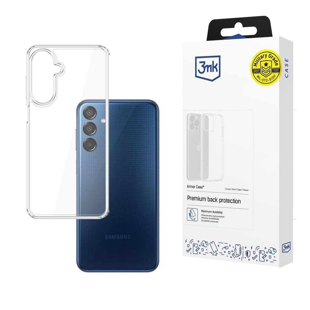 3mk Armor Case for Samsung Galaxy M15 5G - Transparent_0