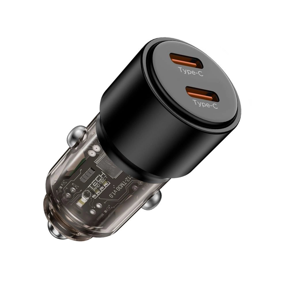 CC03 2-port PD100W car charger - black_1