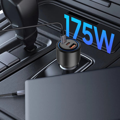 CC04 3-port PD175W car charger - black_4