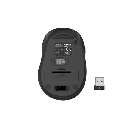 Hama MW-400 V2 Wireless Mouse for Laptop - Black_2