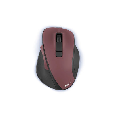 Hama MW-500 V2 Wireless Mouse with Battery - Burgundy_1