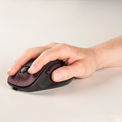 Hama MW-500 V2 Wireless Mouse with Battery - Burgundy_4